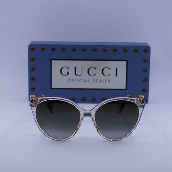 Gucci GG1011S 006 Cat Eye Sunglasses - Transparent Pink main image 11